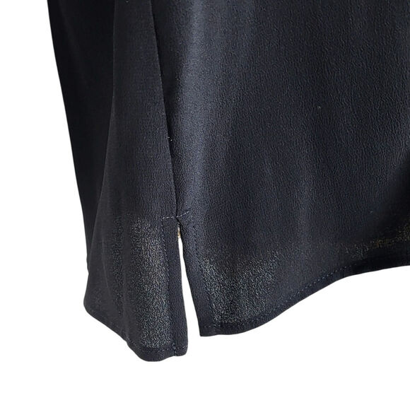 MARELLA Rivista Silk Crepe De Chine Blouse Removable Feather Cuffs NEW Size 8 - Picture 9 of 16